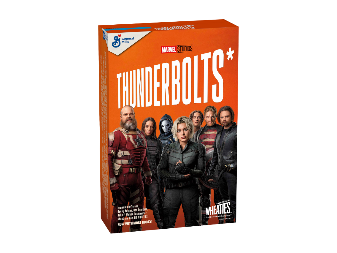 Wheaties debuts limited-edition box in collaboration with Marvel Studios’ Thunderbolts*, in theaters May 2